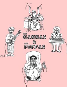nannas and poppas band poster
